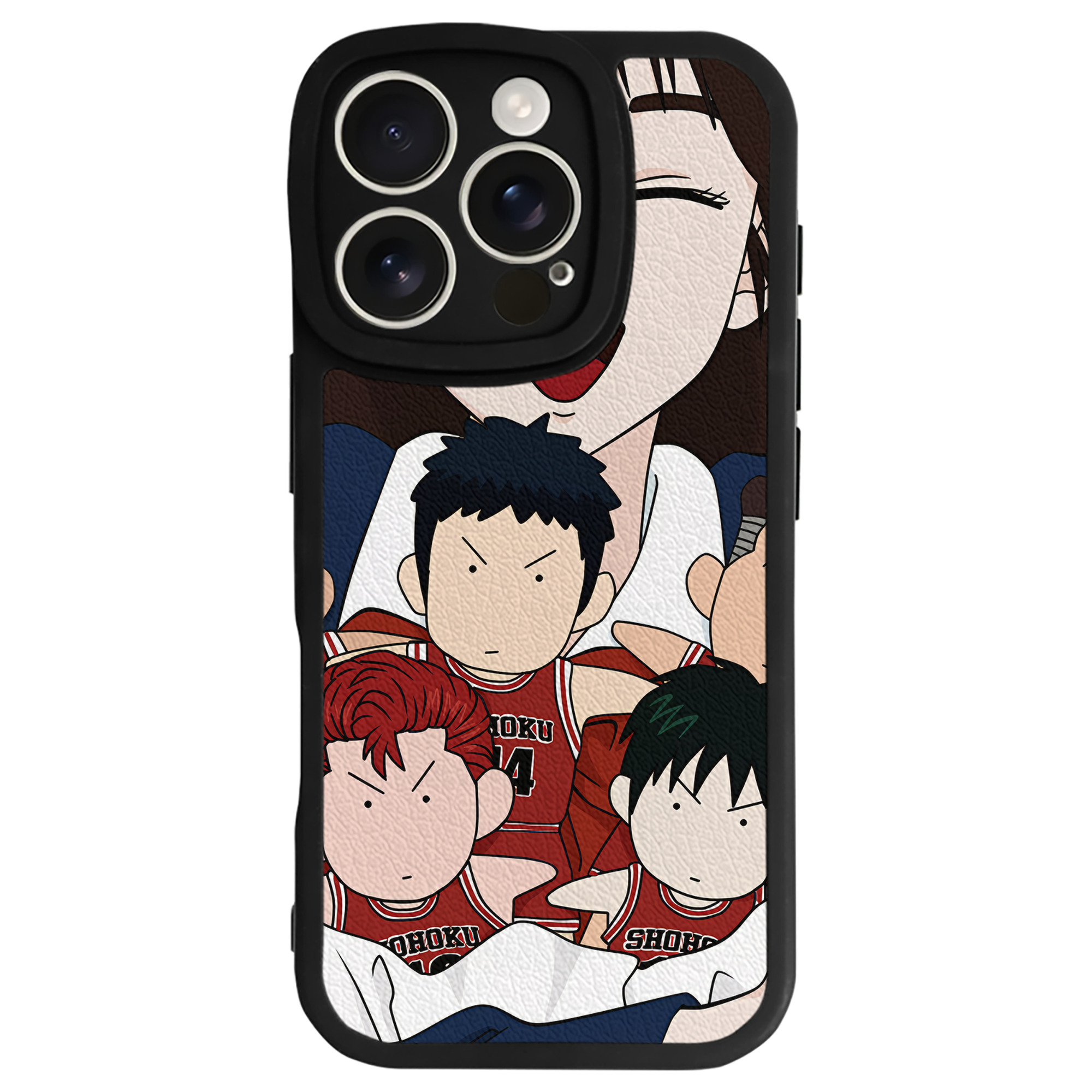 （画像用） SLAM DUNK／スラムダンク 【iPhone 16シリーズ対応】シリコンスマホケース（レザー調） 材質：シリコン